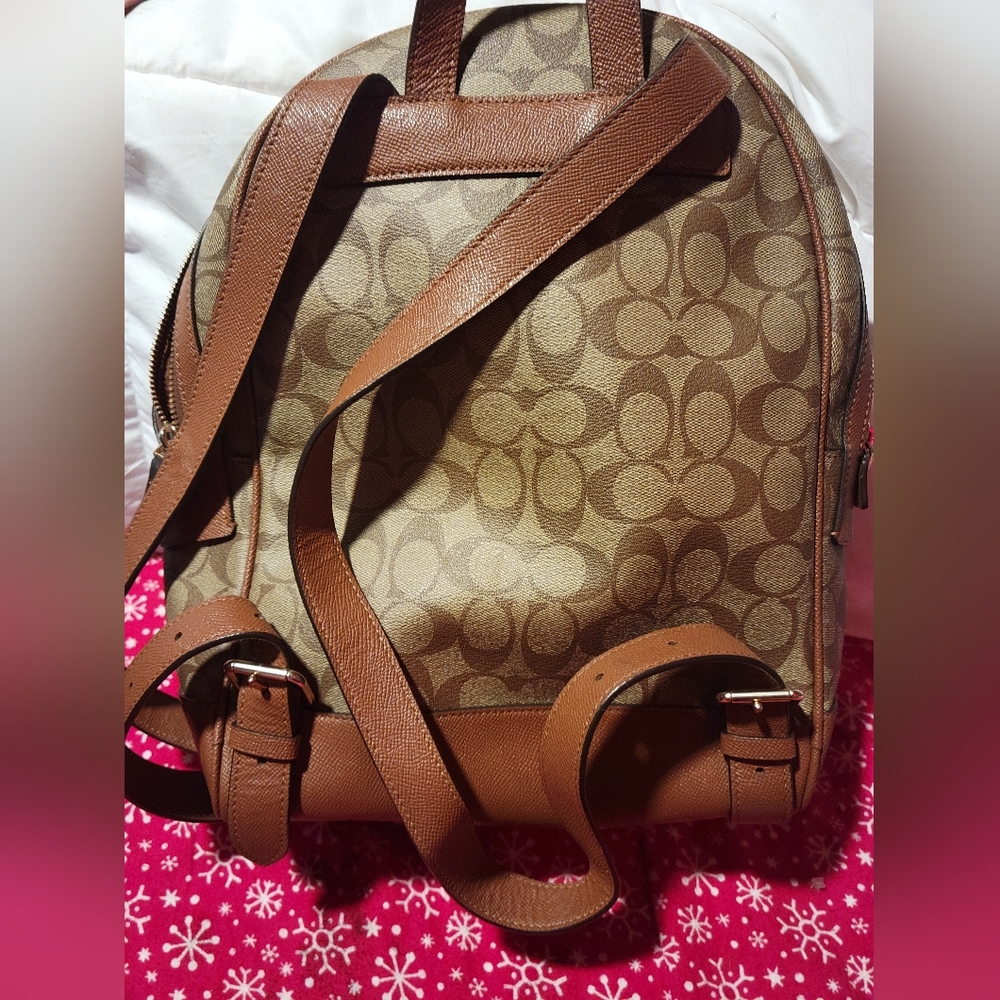 Coach Kenley Signature Backpack w/Stripe - Picture 9 of 9